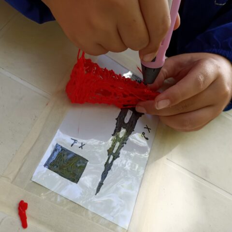 Laboratorio di stampa con penne 3D-“La storia in 3D